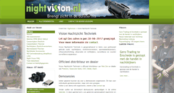 Desktop Screenshot of nightvision.nl