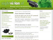 Tablet Screenshot of nightvision.nl